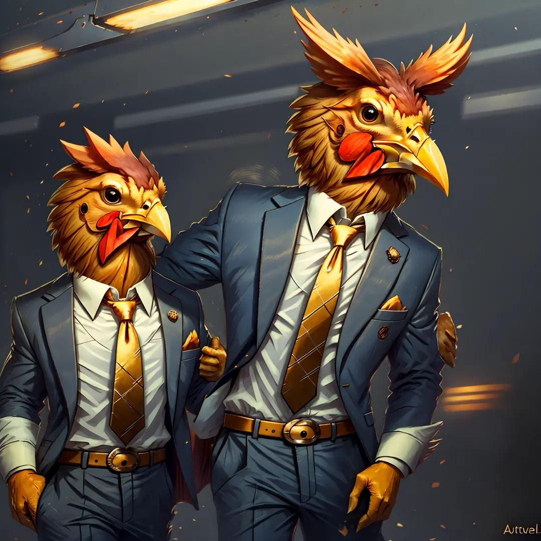 chicken in a suit --auto