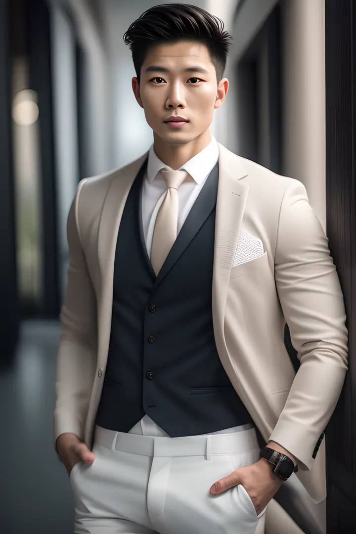 handsome asian male