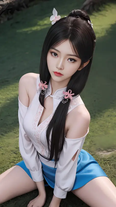 Fashion trendy beautiful and charming woman, gentle and charming Chinese beautiful woman, Korean(kpop-idol), delicate and sexy c...