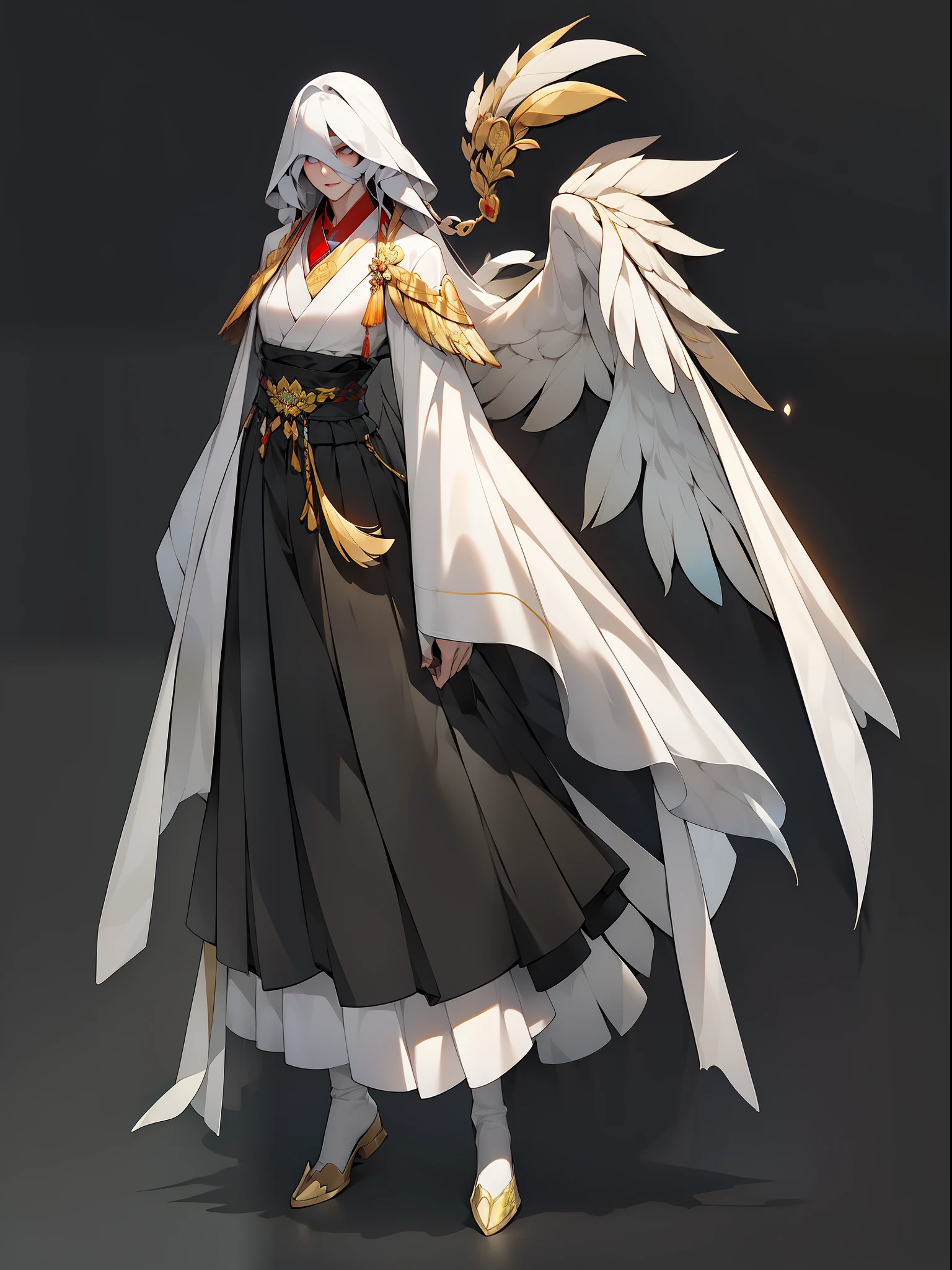 （NOhumans：1.5）， a masterpiece of， Ultimate，（feather-adorned），（Ancient Chinese clothes，pleated long skirt，cloaks，gossamer，gold chains，red color Hanfu，Phnom Penh embroidery），gameicon，