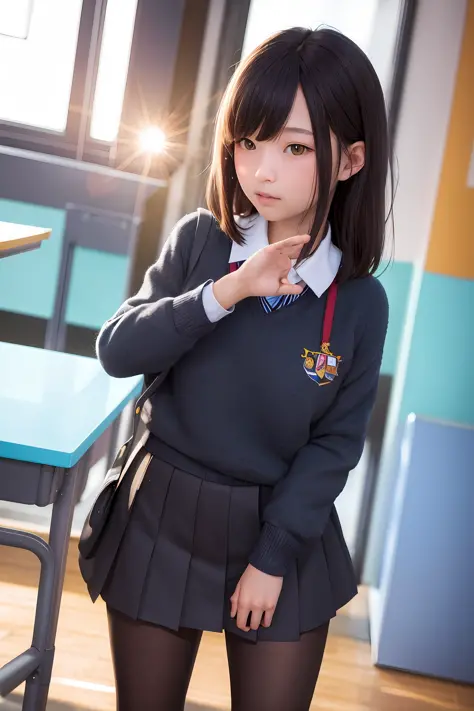 a junior high school student　school  uniform