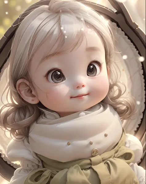 Extremely cute and delicate CG illustration, Ultra-detailed and