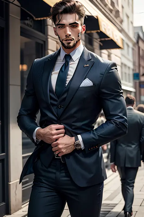 Handsome men Business Suit