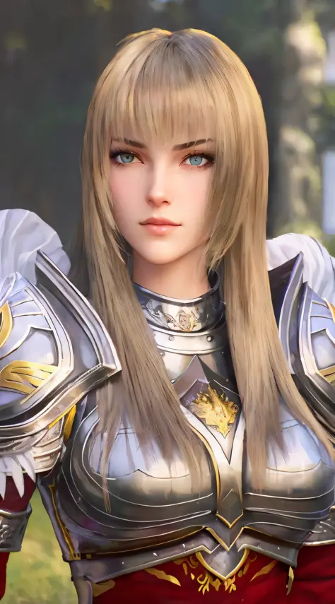 a close up of a woman in armor with a sword, gorgeous female paladin, lineage 2 revolution style, game cg, portrait chevaliers d...