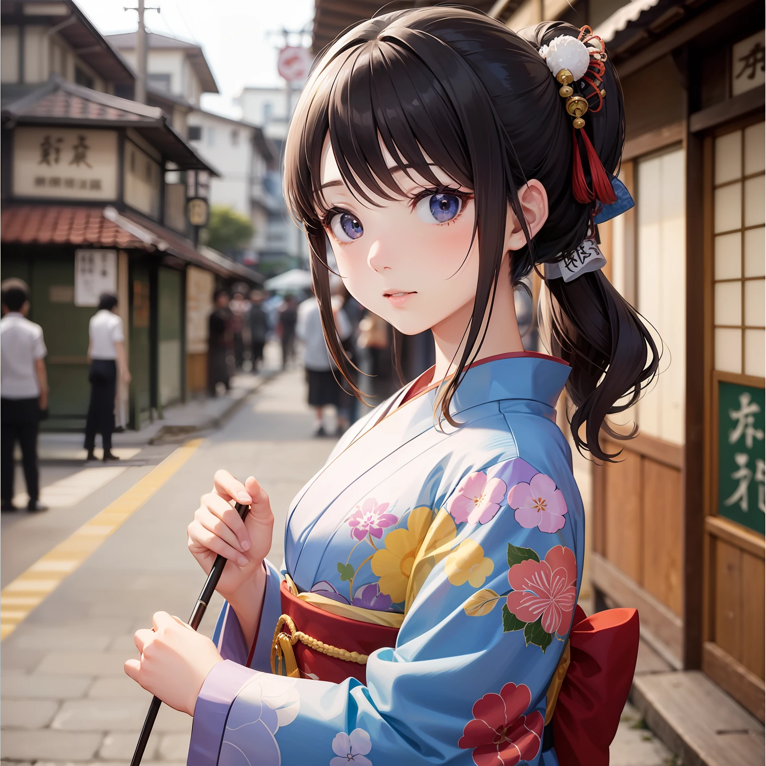 Please refer to the Taisho era of Japan and make girls the main、High quality and detail、In an anime style、I rely on your strength、Best regards。