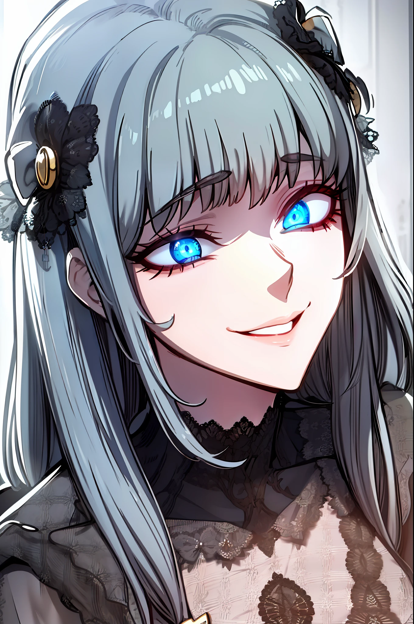 gesugao facial expression, gesugao, sadistic smile, fantasy-style
(masterpiece, best quality, ultra-detailed, best shadow, volumetric lighting), (beautiful detailed face, beautiful detailed eyes), (best illumination), long eyelashes, golden accessories, dress, mature female, milf, lace trim, engraving, cleavage, big breast,