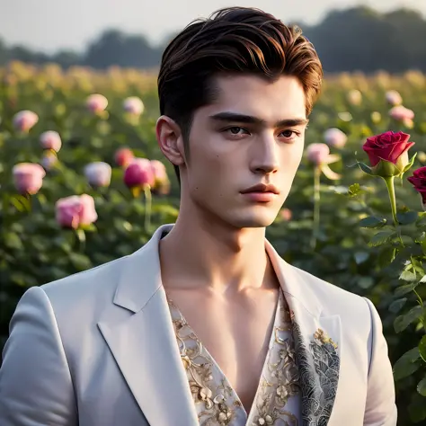 Witness the mesmerizing fusion of Sean O’Pry, JUSTIN ERIC MARTIN, and Lucky Blue Smith a breathtaking mix of timeless charm, rug...
