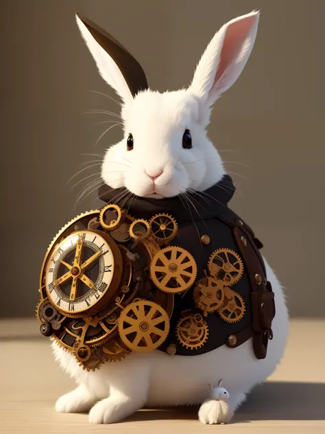 Steampunk rabbit realism