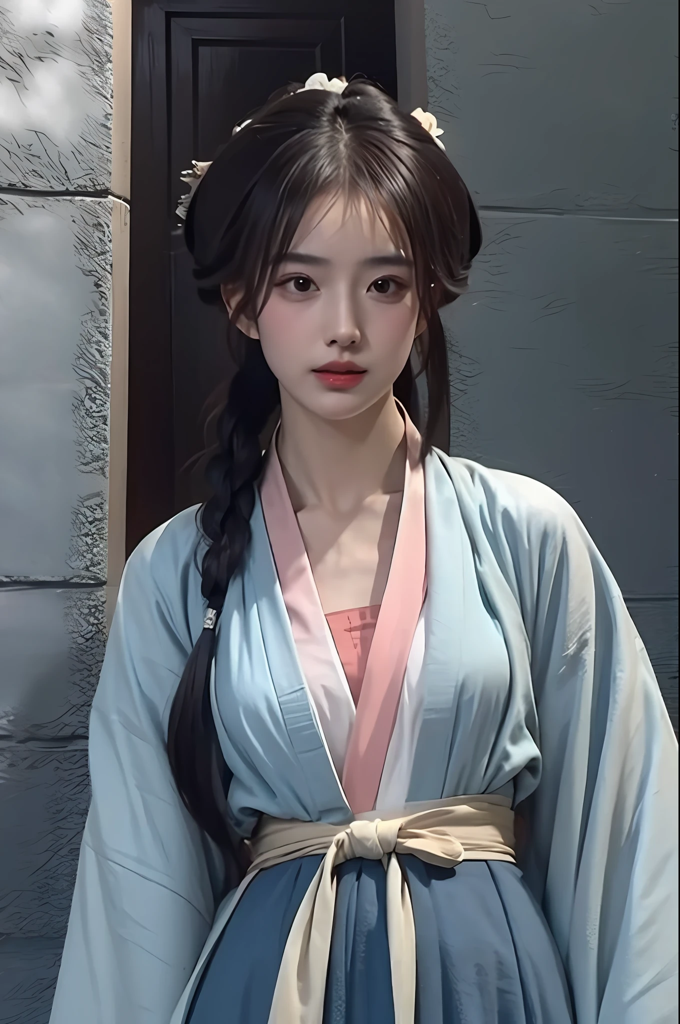 masterpiece,best quality,official art,extremely detailed CG unity 8k wallpaper,
1girl, upper body, pov,hanfu,