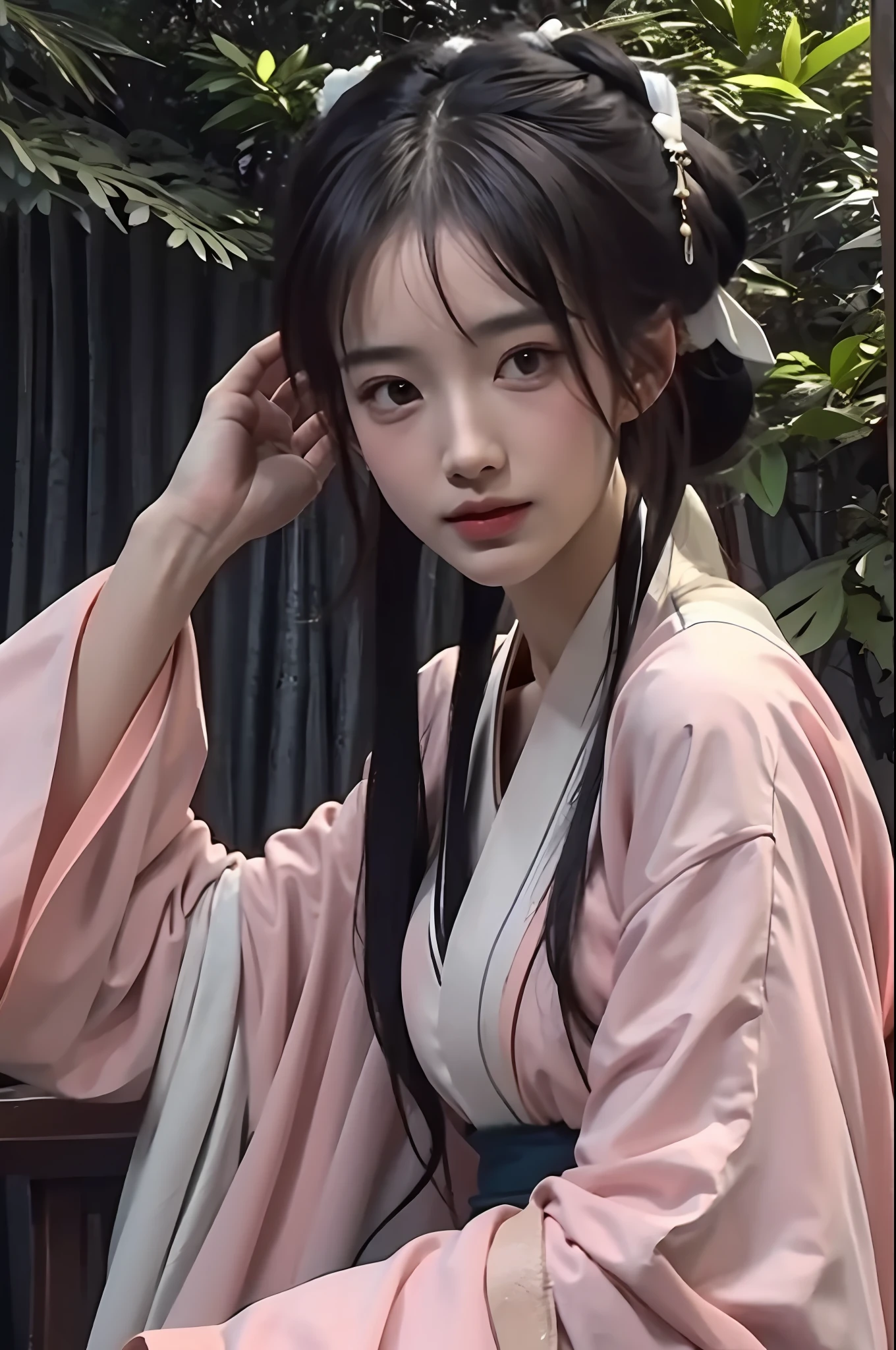 masterpiece,best quality,official art,extremely detailed CG unity 8k wallpaper,
1girl, upper body, pov,hanfu,