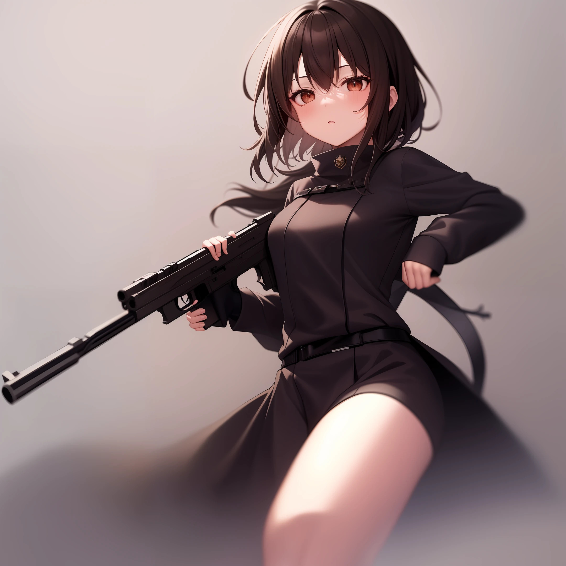 Girl with a gun