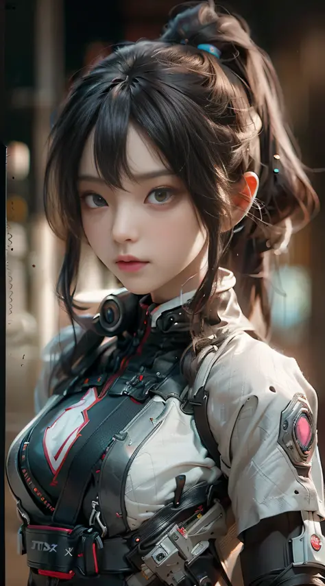 ((Best quality)), ((masterpiece)), (detailed:1.4), 3D, an image of a beautiful cyberpunk female,HDR (High Dynamic Range),Ray Tra...