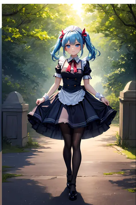 （tmasterpiece：2.0，best qualtiy），（fine beautiful eyes：2.0），ph_rem，remhd，1girll，blue hair，独奏，eblue eyes，x hair accessories，legs or...