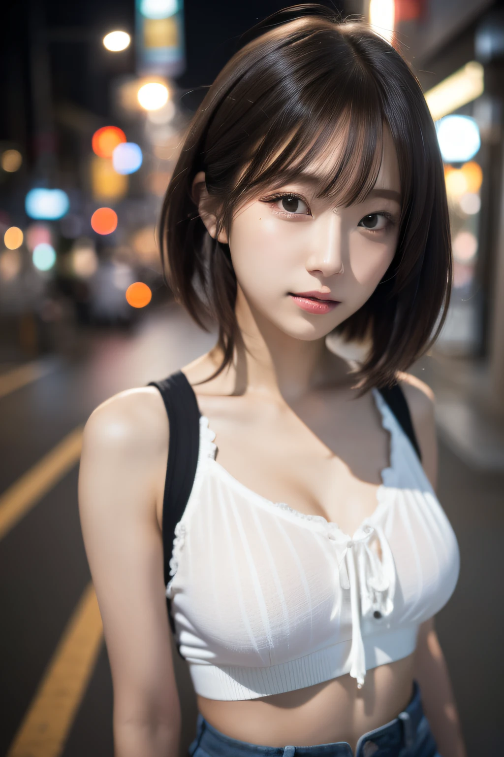 Japanaese Girl 16 year old Girl a Beautiful Detailed Girl extremely 