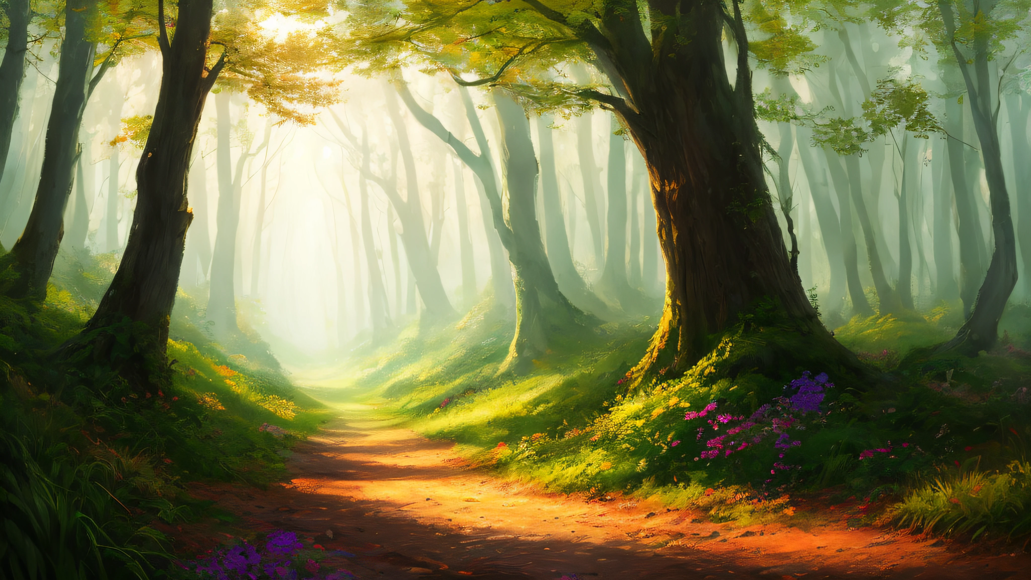 masterpiece, best quality, high quality,extremely detailed CG unity 8k wallpaper, An enchanting and dreamy scene of a fantasy forest, with towering trees, glowing mushrooms, and hidden fairy glens, creating a sense of mystique and enchantment, artstation, digital illustration, intricate, trending, pastel colors, oil paiting, award winning photography, Bokeh, Depth of Field, HDR, bloom, Chromatic Aberration ,Photorealistic,extremely detailed, trending on artstation, trending on CGsociety, Intricate, High Detail, dramatic, art by midjourney