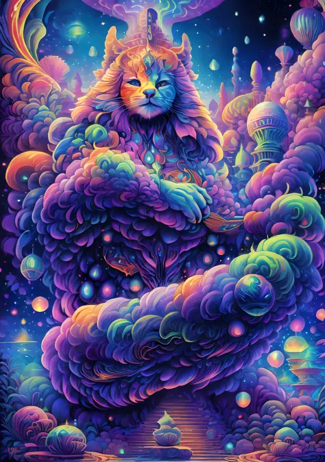 masterpiece, beautiful psychedelic entropy,best surreal masterpiece, top quality, best quality, official art, beautiful and aest...