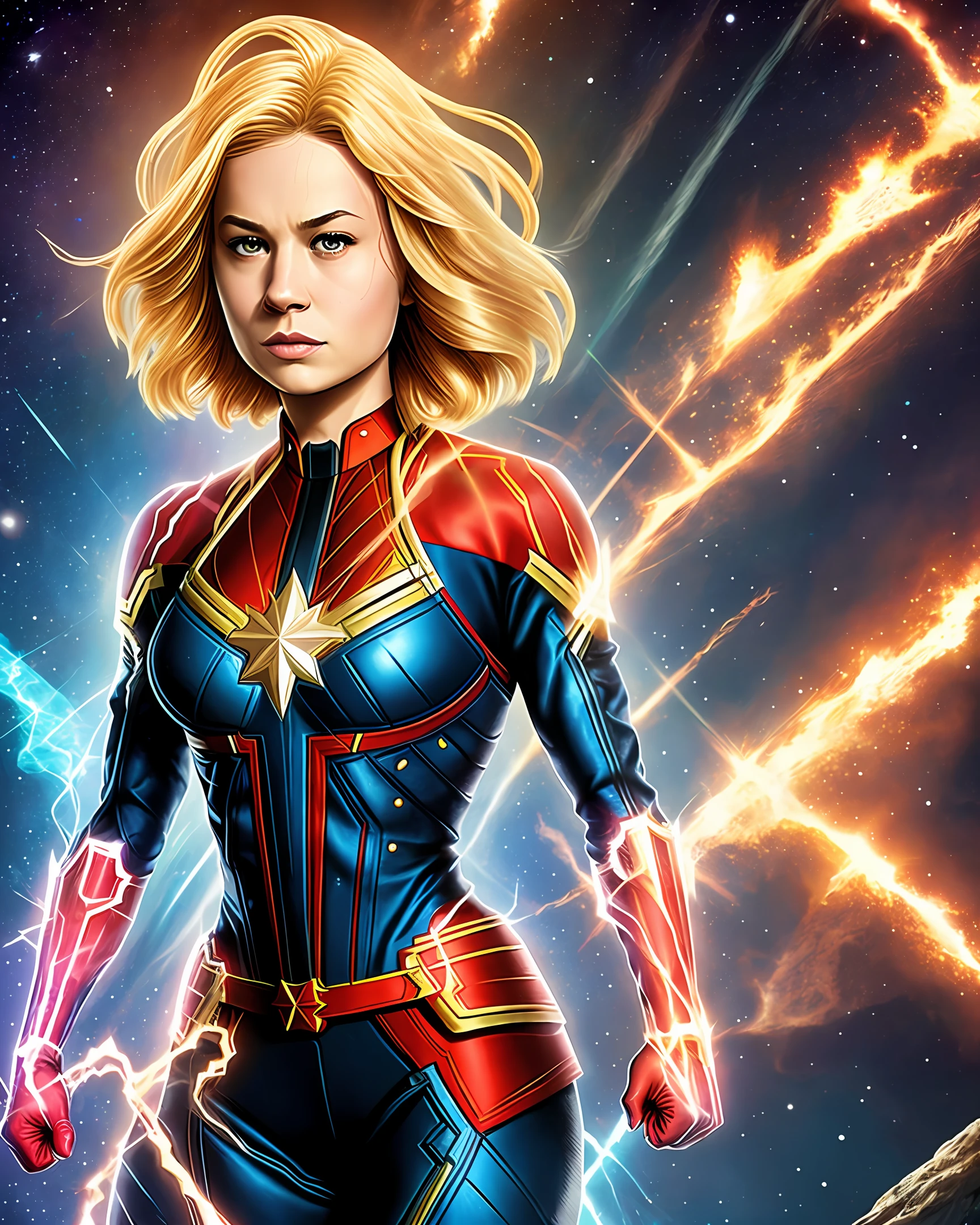 Captain marvel is coming to the avengers - SeaArt AI