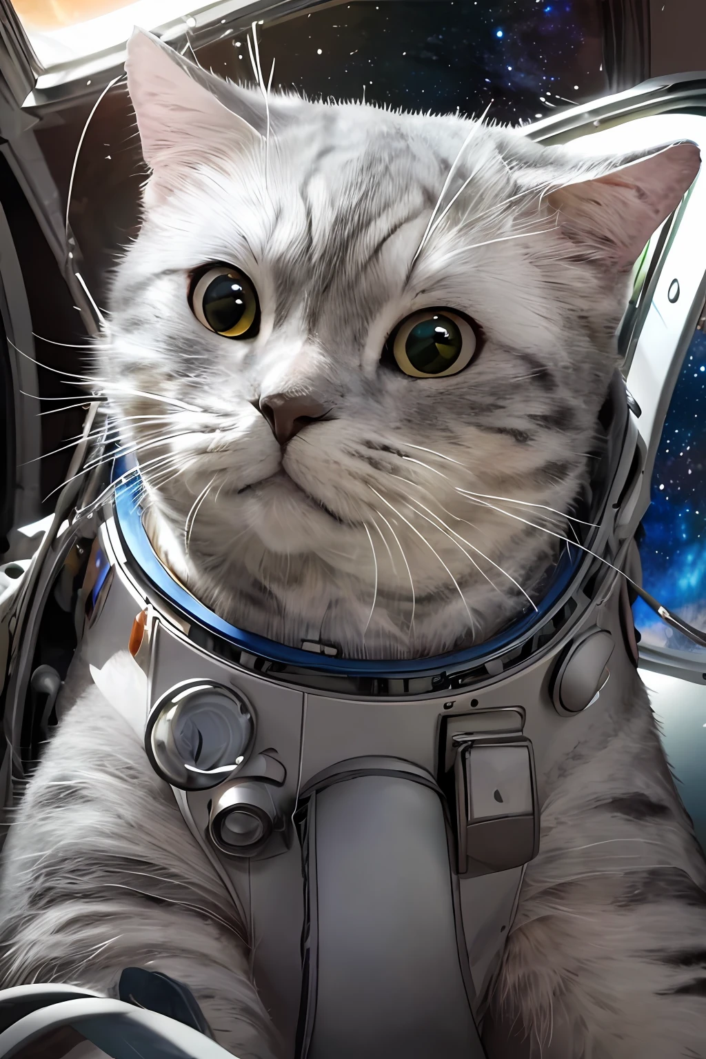 ((best quality)),((masterpiece)),(detailed),(realistic:1.4),ultra high res,Highly detailed,(raw photo:1.2),(photorealistic:1.4),Exceptional detail,dramatic lighting,highres,8k,absurdres,1cat,meloncat,((space helmet)),astronaut,flying cat,universe,aliens,alien space ship,spaceship light on cat,hand POV,earth,animal focus,animal,no humans,realistic,looking at viewer,