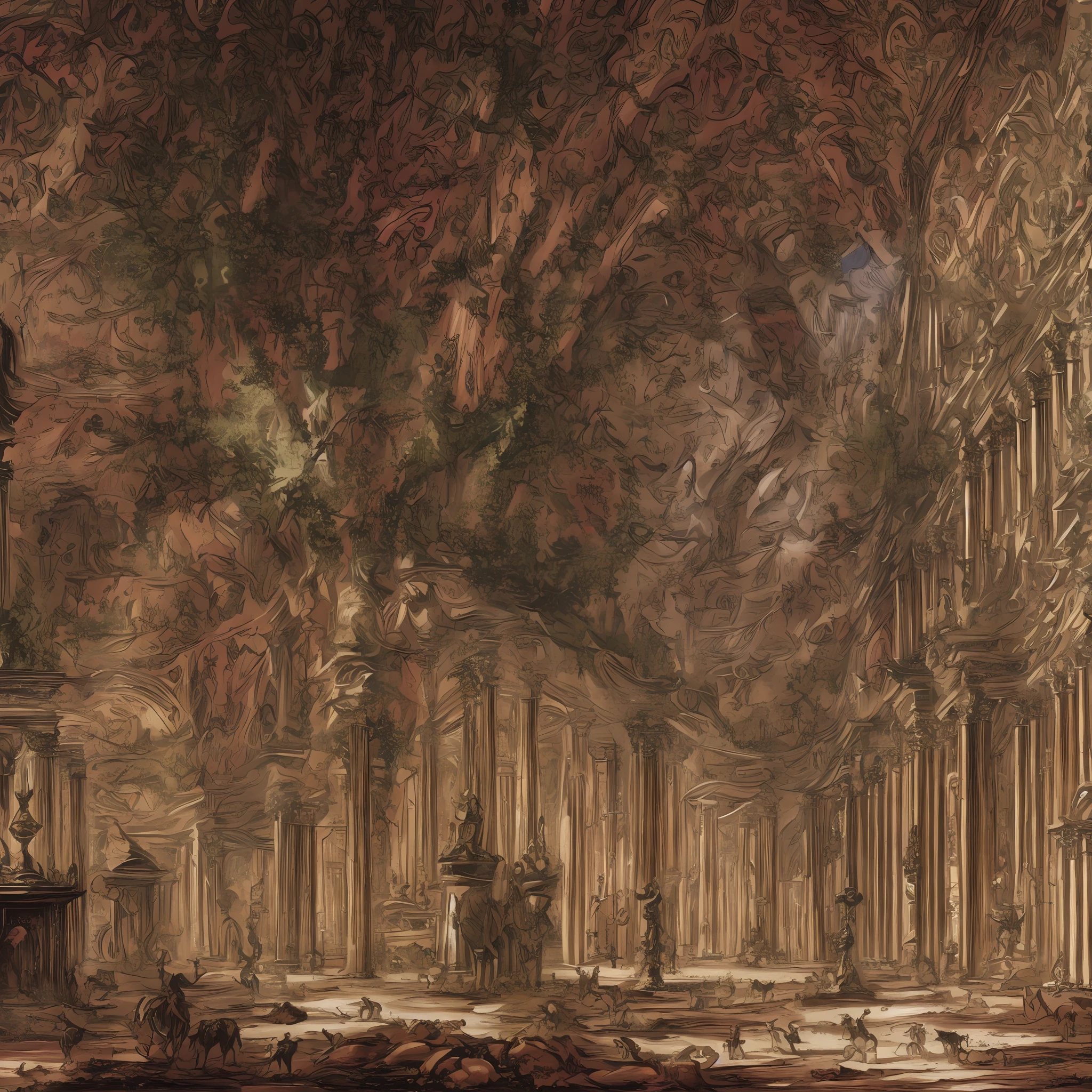 ILS, Giovanni Battista Piranesi D&D unicórnio em um lugar romano