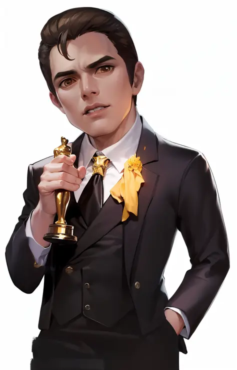 Take the Oscar trophy