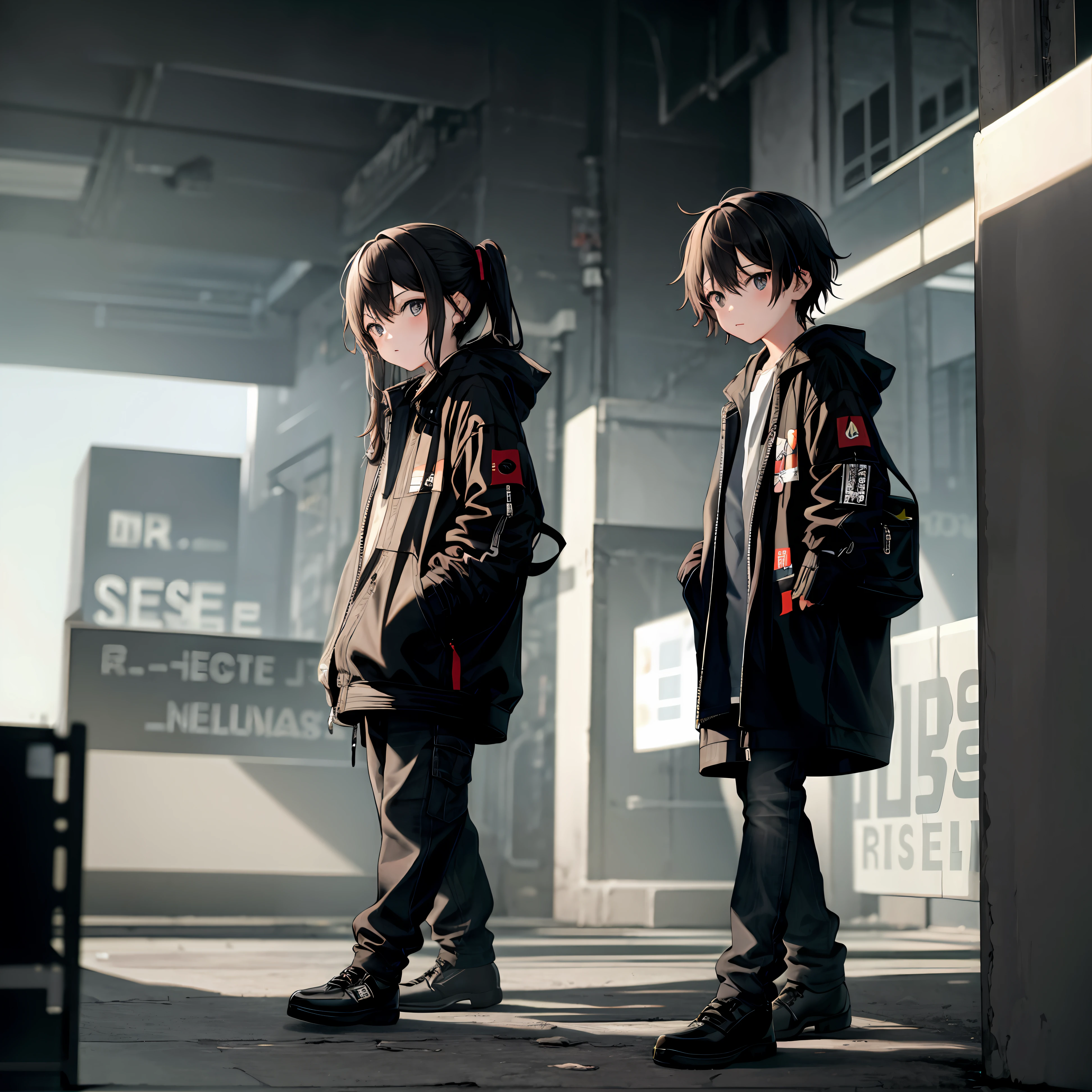 Shota two-dimensional cyberpunk juvenile sense