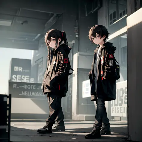 Shota two-dimensional cyberpunk juvenile sense