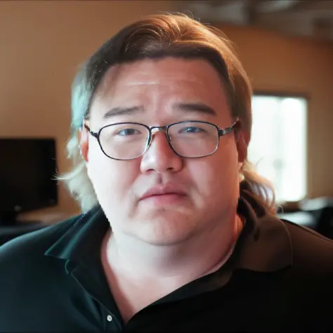 (Gaben:1.2), Realistic perfect facial portrait, Perfect hands,Gabe Newell, programmer,Tomorrow ,Guide to the future,Compared to others，You look great.long whitr hair