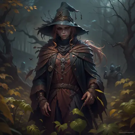 sad scarecrow, digital art, dark fantasy, highly detailed, no crop  body only, artstation, art by bradleyli  and greg rutkowski ...