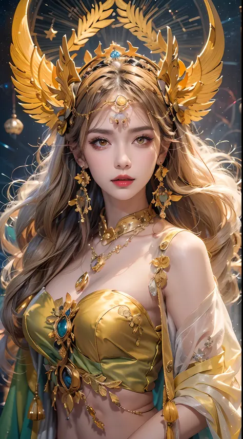 1 27-year-old girl, 1 goddess from the future athena, 12 zodiac signs pink purple goddess, goddess athena sexy face slim yellow ...