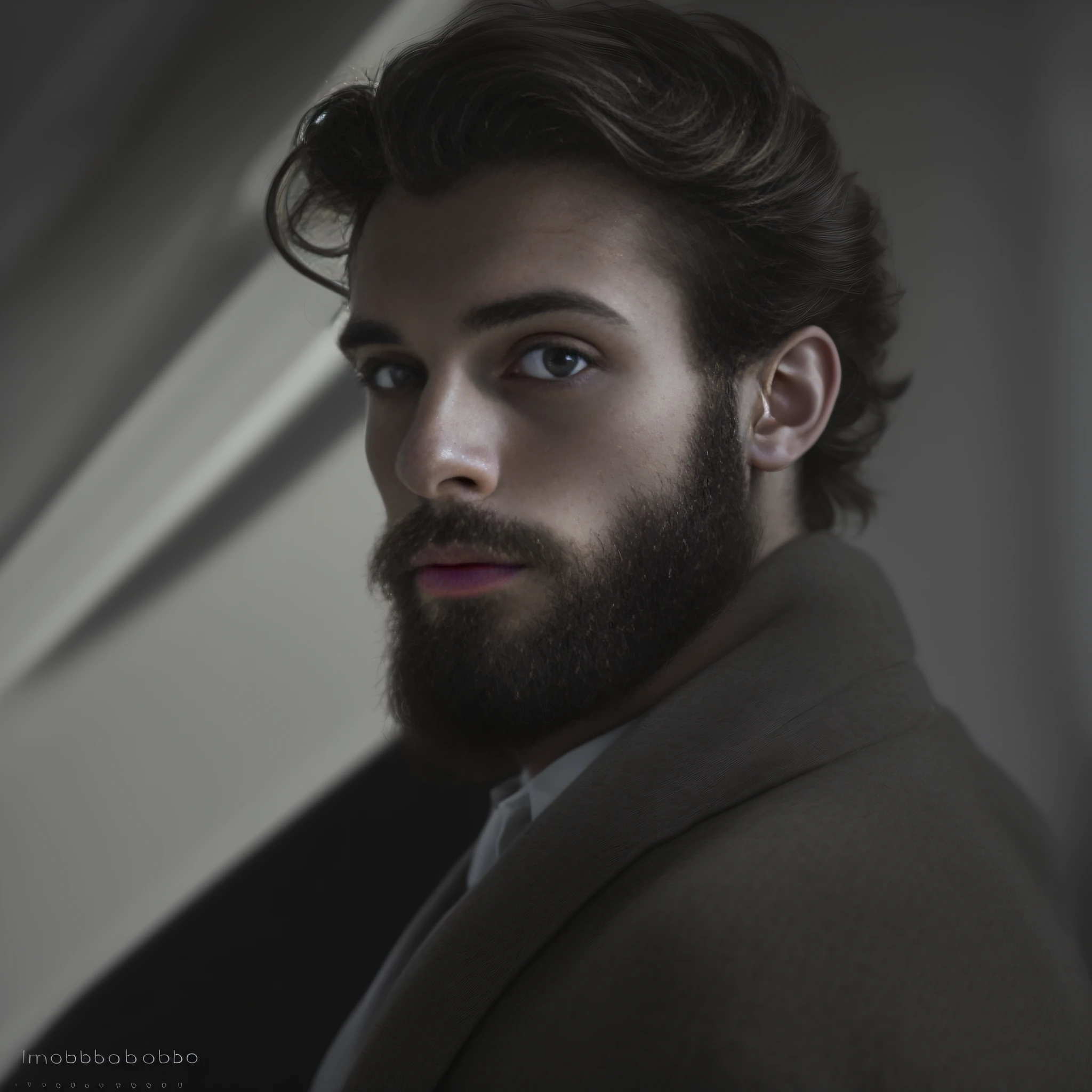 23-летний мужчина из Бельгии., мужской род, бородатый, ключевая борода, модель, все тело, элегантная поза, очень красивый, глядя в камеру, детальное изображение, UHD, 8К, хорошо освещенный, зерно пленки, идеальное освещение