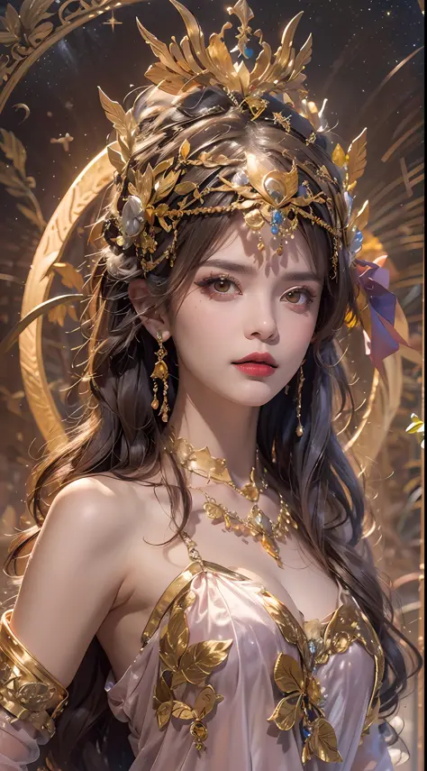1 27-year-old girl, 1 goddess from the future athena, 12 zodiac signs pink purple goddess, goddess athena sexy face thin yellow ...