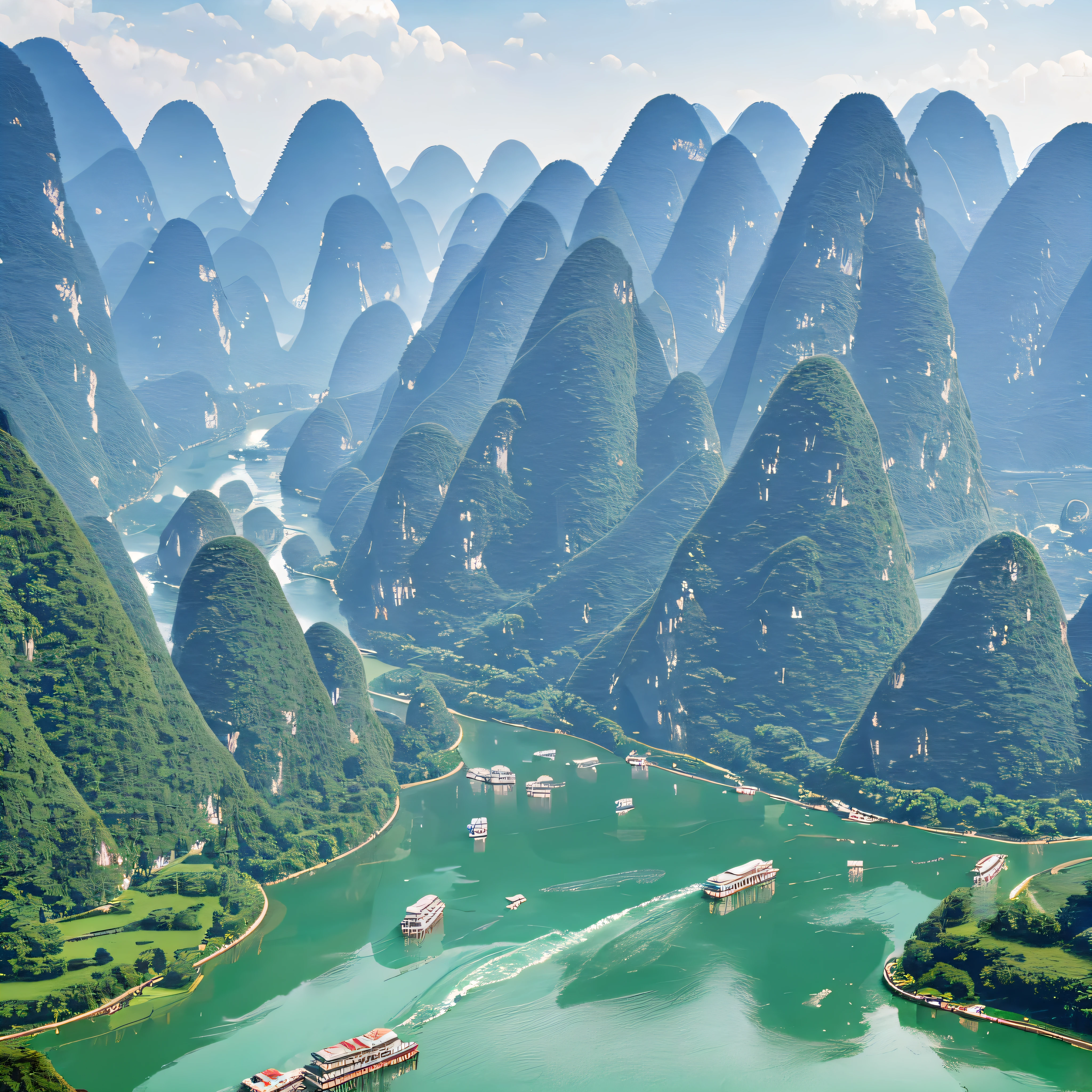 Amazon.com: Wallpaper Wall Sticker Mountain Reflections at Dawn Guilin  China Self Adhesive Peel and Stick Wallpaper Removable Large Wall Mural  Wall Poster Decal Home Decor Living Room : Tools & Home Improvement