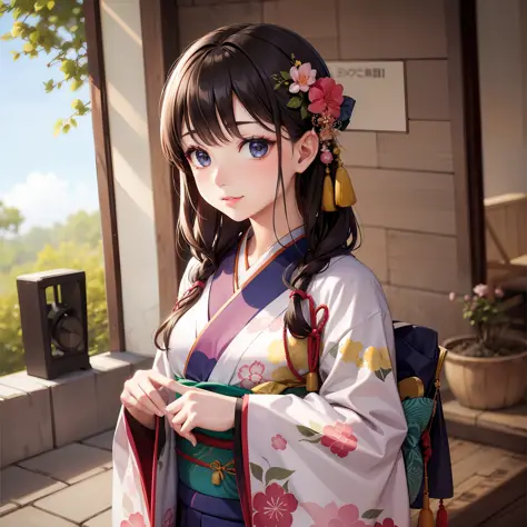 Have a kissel、Kimono beauty