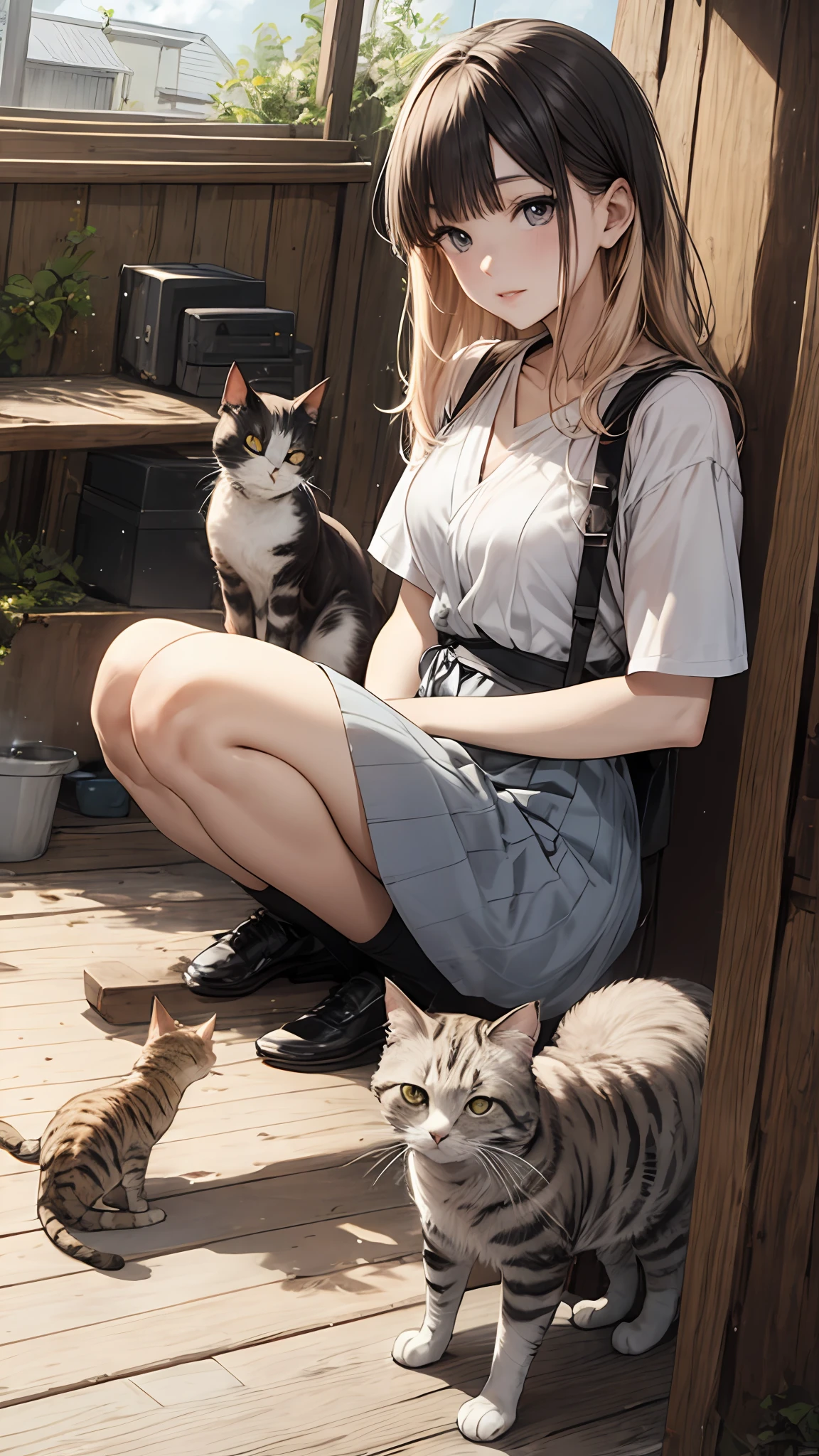 Kaimu Kitagawa et le chat