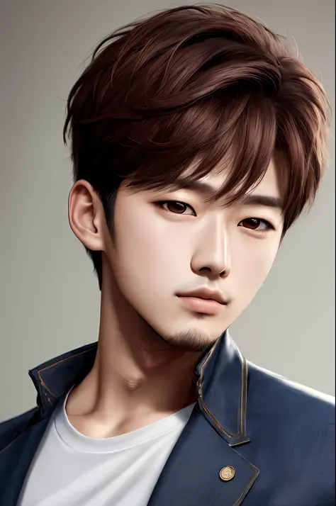 a hansome kpop man closeup, (masterpiece), (portrait), (raw photo), (extremely detailed cg unity 8k wallpaper) intricate, sharp ...