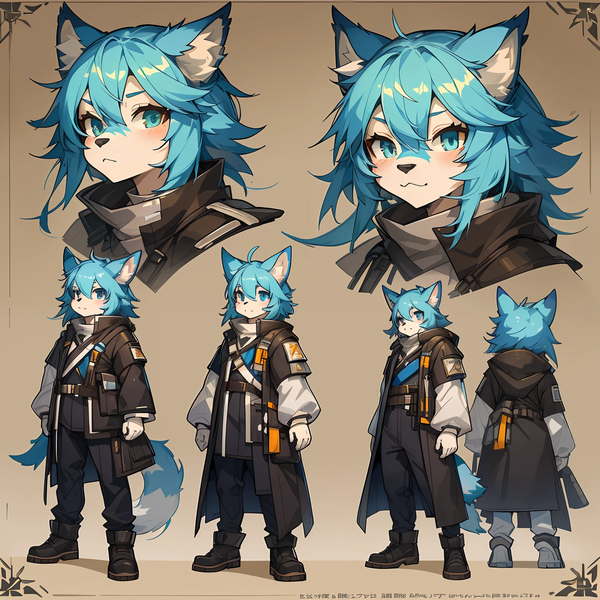 ((masterpiece)), (ultra detailed), (best quality), detailed background, (style of Arknights), (concept art, character sheet),absurdres(highly detailed beautiful face and eyes)perfect anatomy(angelic handsome boy, kemono, child)(furry anthro),