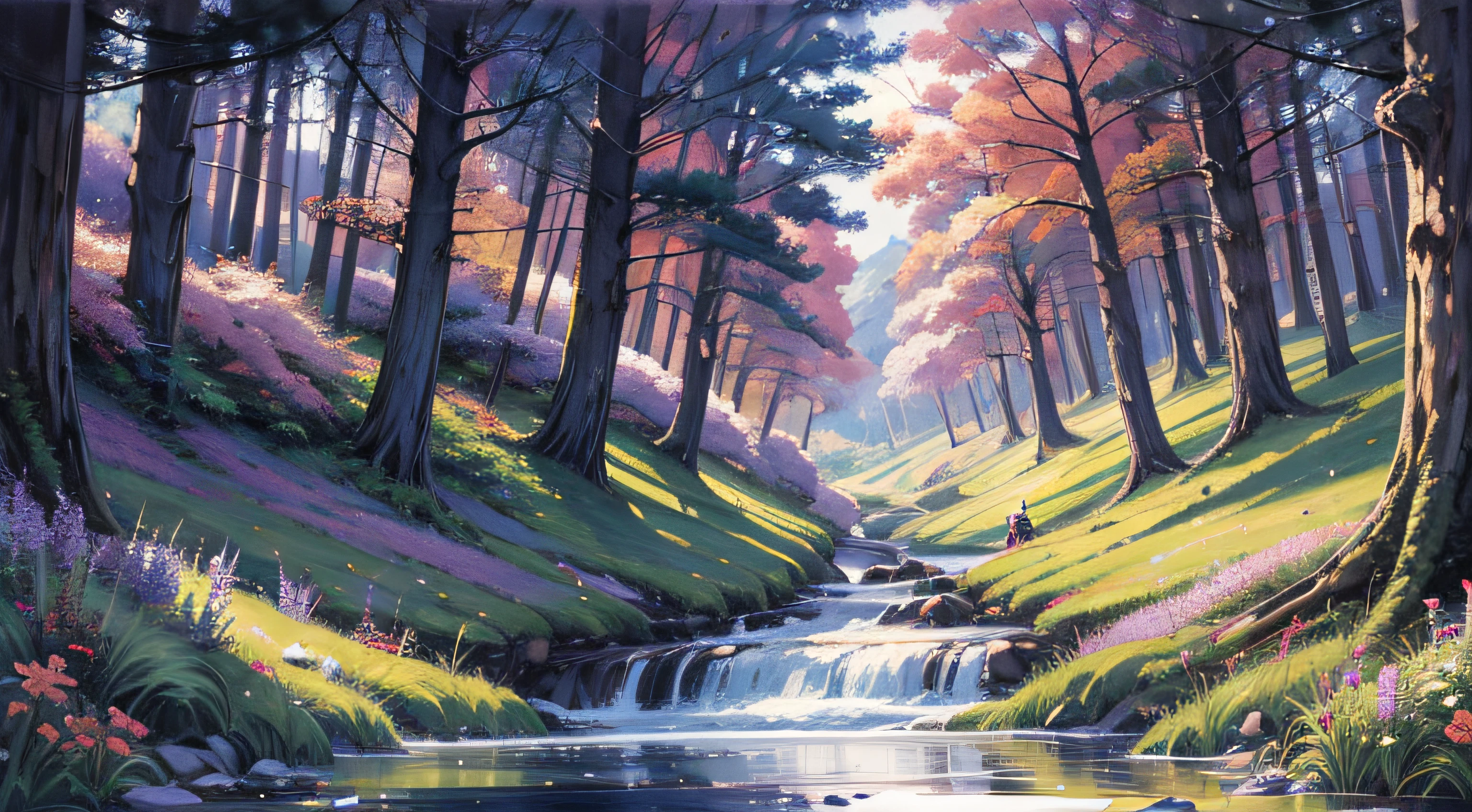 chef-d&#39;œuvre，Le style de peinture de Miyazaki，Le ruisseau a chuté 3,000 pieds，On soupçonne que la Voie Lactée est tombée pendant neuf jours，