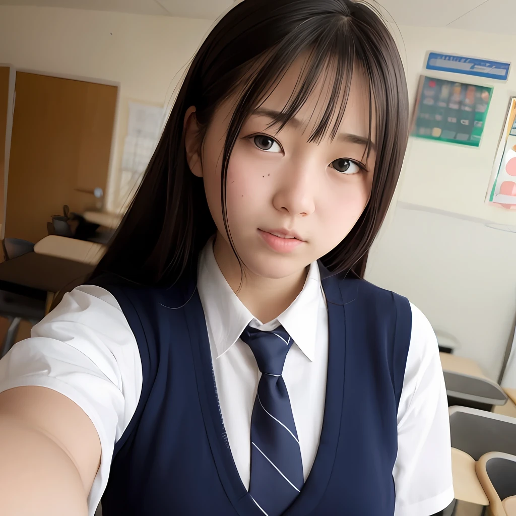 female high-school student