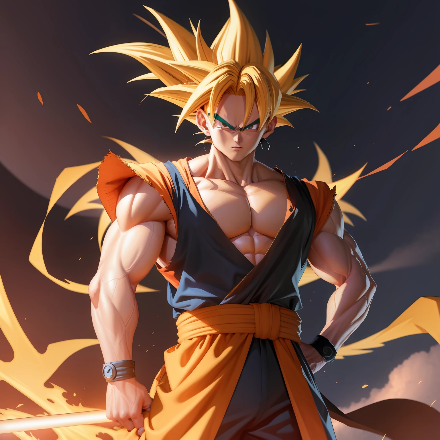 Dragon Ball Goku est un personnage très puissant, anime dur à cuire 8 k, super saiyan Goku, style d&#39;anime4 K, Fonds d&#39;écran mangas 4k, super saiyan, Goku Super Sayian, Fond d&#39;écran animé 4k, fond d&#39;écran animé 4k, Fond d&#39;écran animé 4k, Son Goku, portrait très détaillé de Goku, portrait de gokû, style artistique de boule de dragon, super chéri