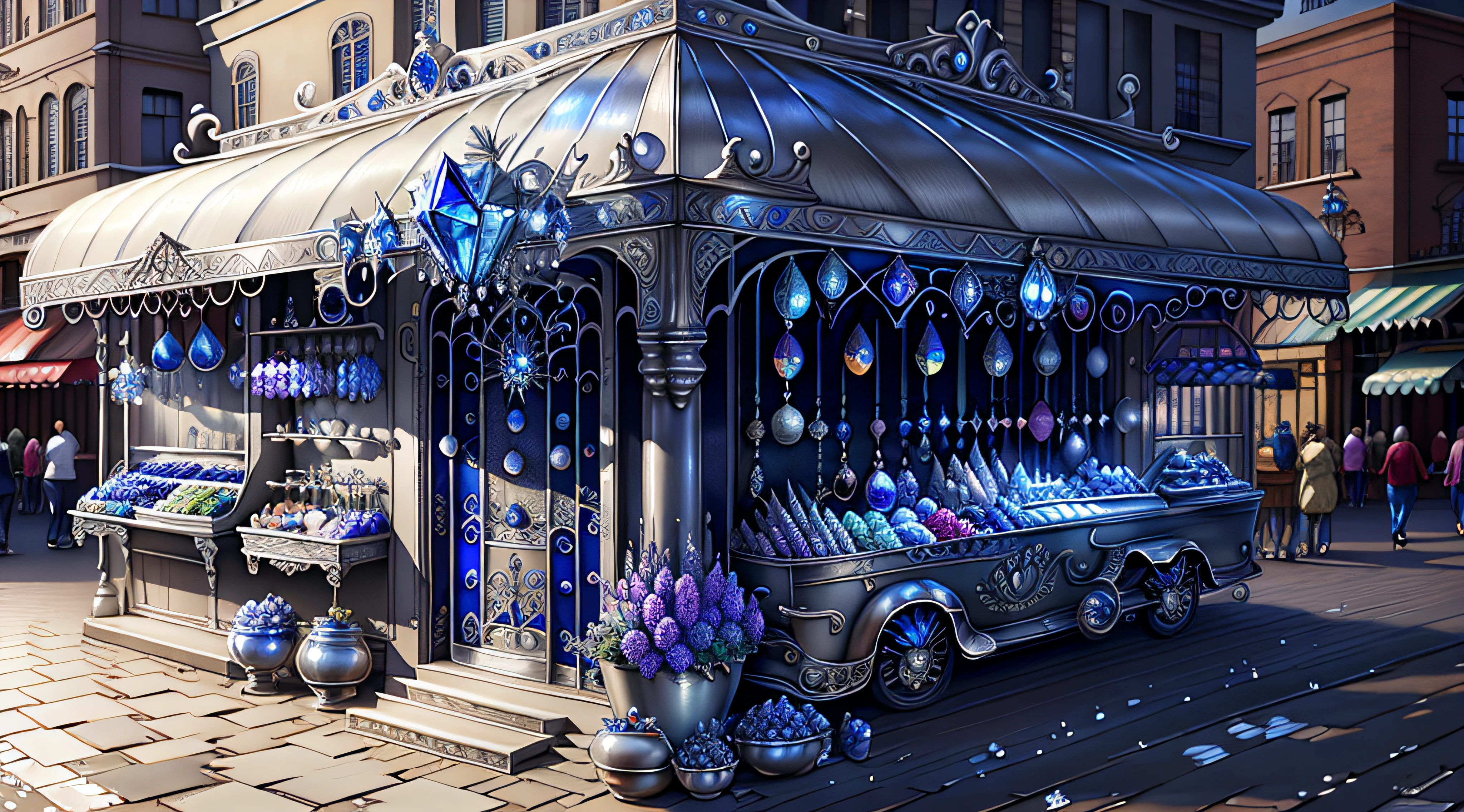 SilverSapphireAI store, detailded, Market