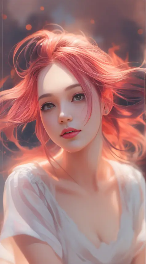 masterpiece, beautiful woman, A digital illustration of anime style, digital anime paintings of her, soft anime tones, Feels like Japanese anime, Watercolor, wash technique, colorful, A painting with dripping and scattered paint, Painting like Agnes Cecile...