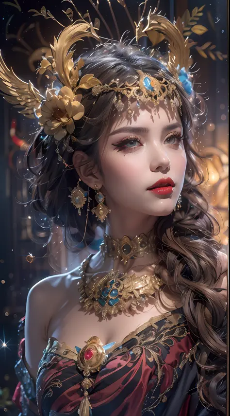 1 zodiac goddess from the future, wearing a thin silk dress, the goddess of the palace is beautiful, the goddess of the zodiac i...