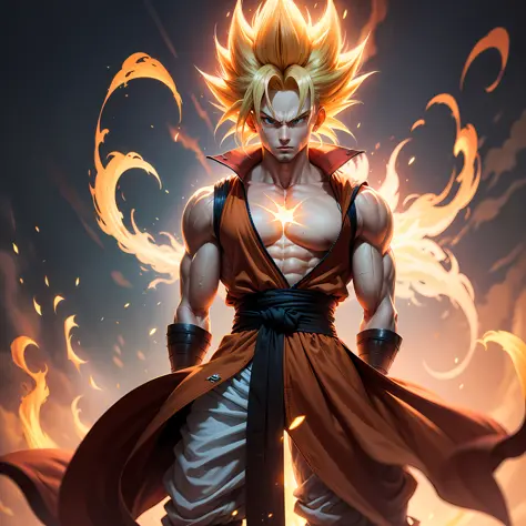 Realistic Super Saiyan Goku - Capitão RGB - Digital Art, Fantasy &  Mythology, Fantasy Men & Women, Males - ArtPal