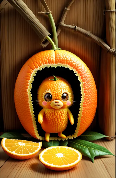 cute orange