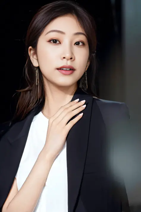Arakfi Asian woman in black jacket and white shirt, bae suzy, lee ji eun, Lee Ji-eun, Shin Jinying, Choi Hyun-hwa, hwang se - on...