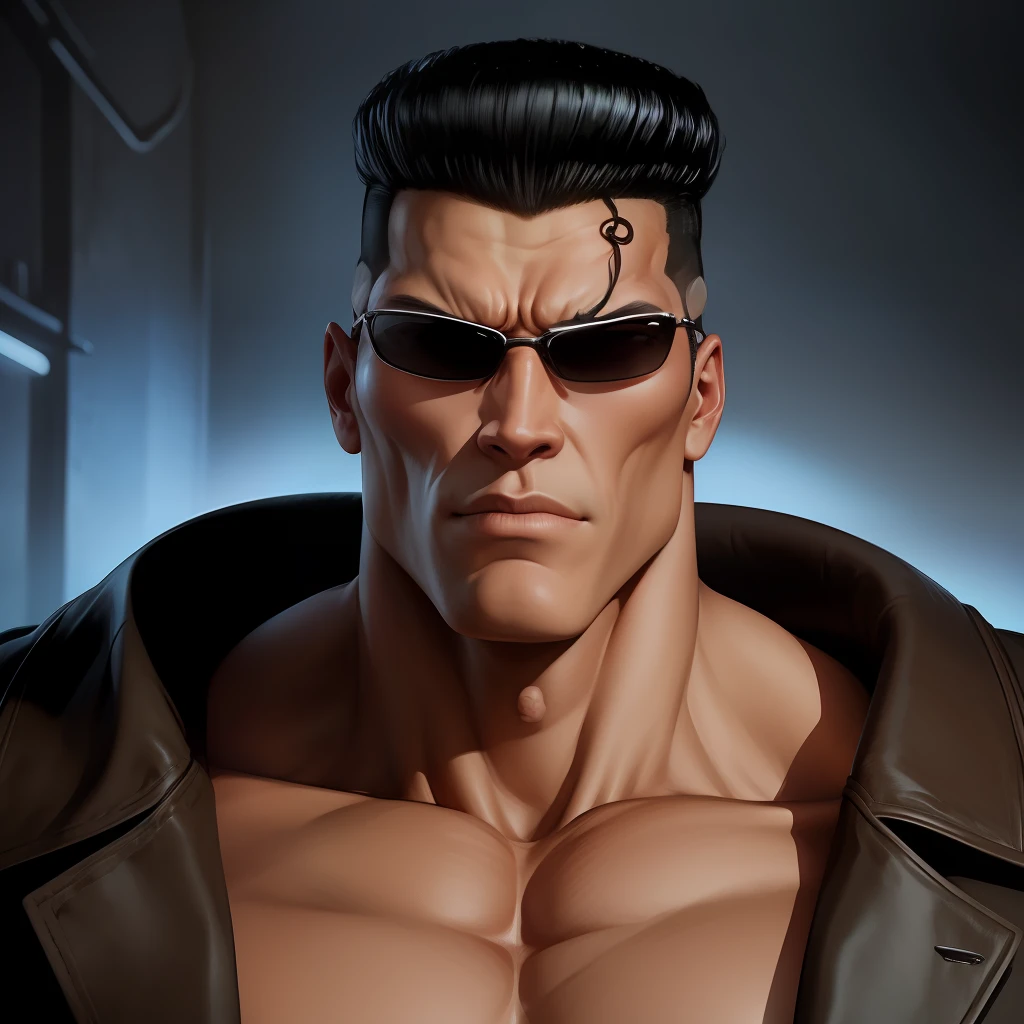 portrait of arnold schwarzenegger toguro, intricate details, perfect features, dramatic, cinematic lighting, accent lighting, SSAA, smooth render, no noise --testp --ar 2:3 --video --no lazy prompts