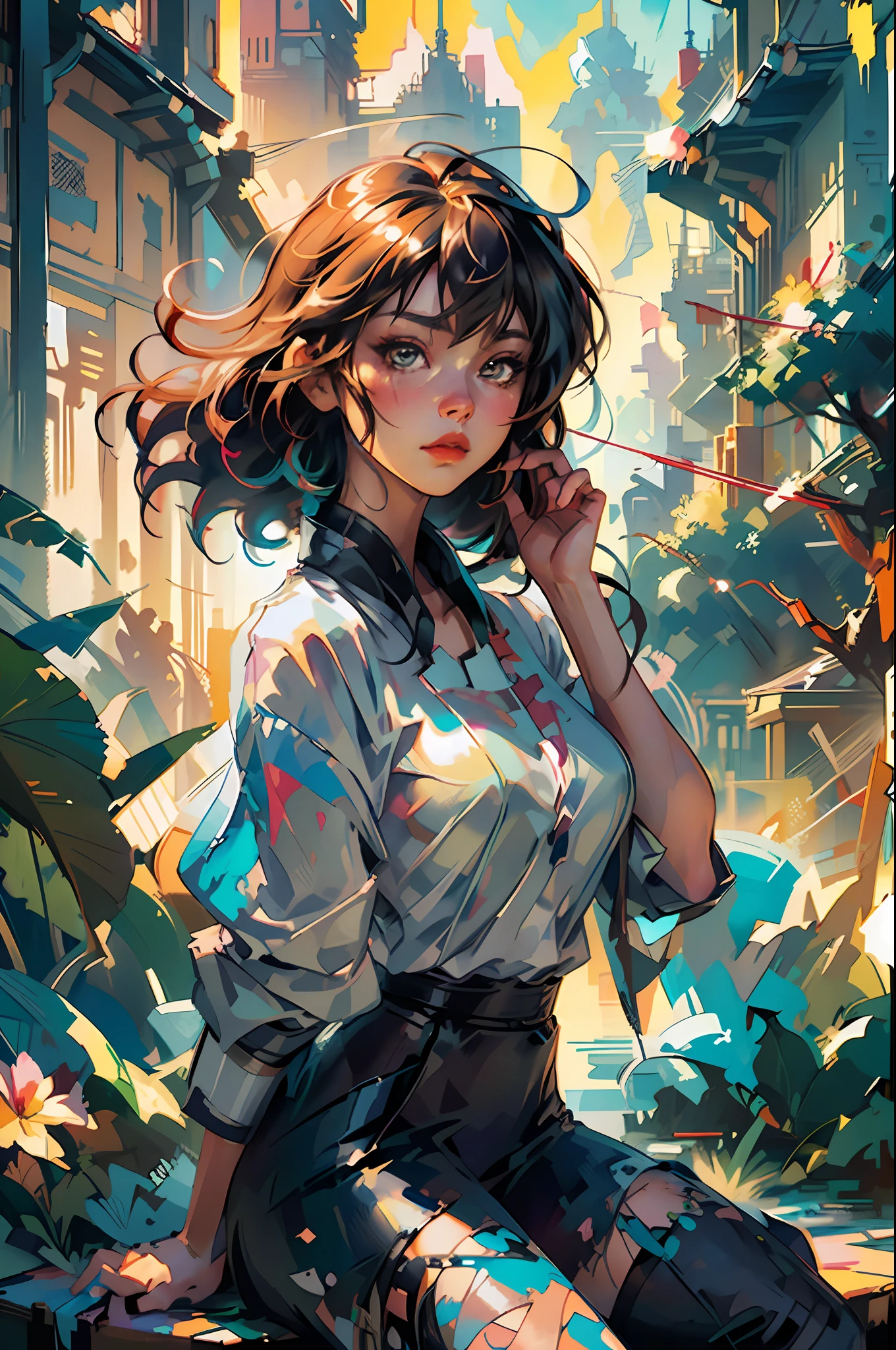 ::  style comix de hikari ::2.9 styles :: art conceptuel, lisse, netteté, illustration, , feuille de personnage, onde de foudre, belle aquarelle animée ,peinture dégoulinante par Tim Okamura, Victor Nizovtsev, Greg Rutkowski, Noé Bradley. tendance sur artstation, 8k, chef-d&#39;œuvre, peinture graffiti, détail fin, plein de couleurs, détail complexe, illustration du nombre d&#39;or,fond vert monochrome, chef-d&#39;œuvre, Meilleure qualité, haute qualité, haute résolution, Meilleure qualité, haute résolution fix, bright éclairage incroyable, Amélioration des détails,(Fond beau et clair:1.2),, peintures fantastiques ,style de graffiti, Meilleure qualité, haute qualité, haute résolution, Amélioration des détails, ((la plus belle image in the world)), chef-d&#39;œuvre, Meilleure qualité, haute qualité, haute résolution, Amélioration des détails, ((la plus belle image )), , accent mis sur les 5 bons doigts de chaque main et la bonne ombre, , Image lumineuse, art par stanley artgerm lau, art de Kenneth Rocafort, art par Genzoman, art par Joe Madureira, art par blushyspicy, art par Stjepan Sejic, art par J. Scott Campbell, art par guillem mars, art par citemer liu, 4k, haute résolution, Bande dessinée book, Bande dessinée book character, Bande dessinée, haute qualité, chef-d&#39;œuvre, Meilleure qualité, haute qualité, haute résolution, éclairage incroyable, Amélioration des détails, la plus belle image in the world, Résolution 8k, inspirante, HD, 4k, chef-d&#39;œuvre, haute résolution, absurdes, éclairage volumétrique naturel et meilleures ombres, grande profondeur de champ, netteté,::bande dessinée d&#39;encrage sur crayons par Richard Luong ::Incroyablement