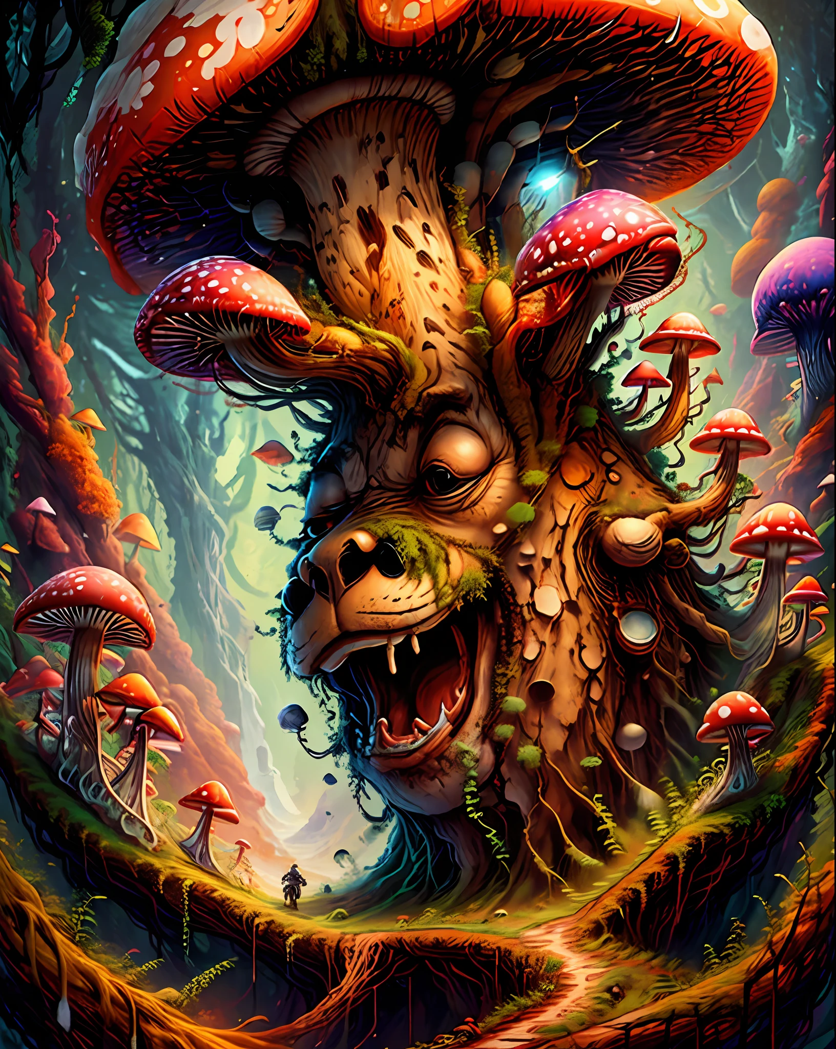 &quot;Create a masterful masterpiece of mushroom-looking creatures with ultra-detailed concept art, sad expression , inspirada em . Use the power of Stable Diffusion to unleash your in-house Cu73Cre4ture programmer and bring your imagination to life!&quot;