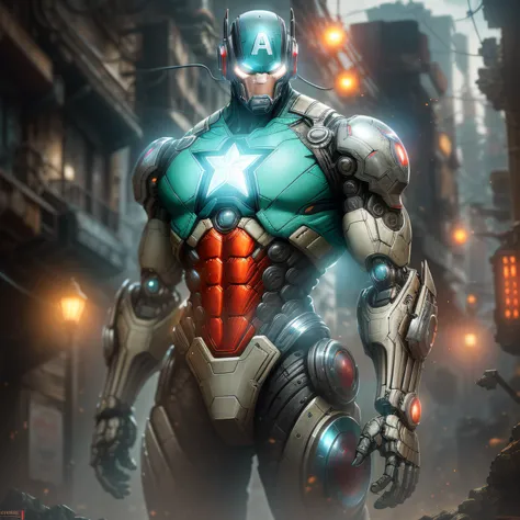 Captain America-Biodroid from Marvel photography, biomechanical ...