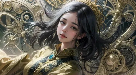 perfect nwsjmajic, (masterpiece, top quality, best quality, official art, beauty and aesthetics: 1.2), (1 girl), extremely detai...